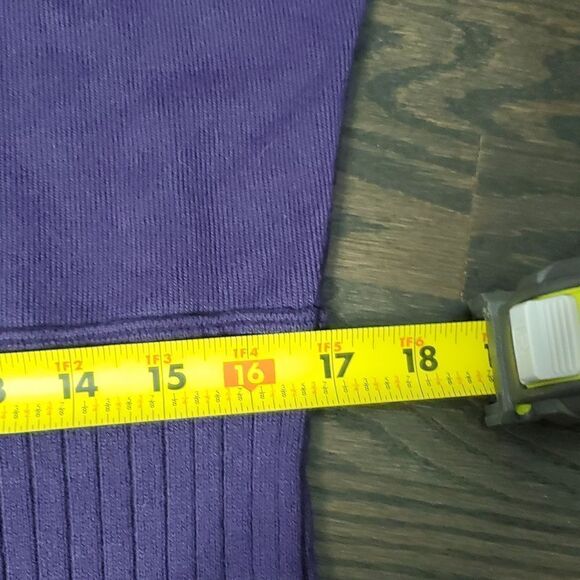 Kathy Lee Collection XL Vintage Sweater Dress Purple Long Sleeve - Picture 9 of 10